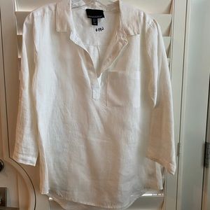 #1182 Cynthia Rowley Linen Shirt